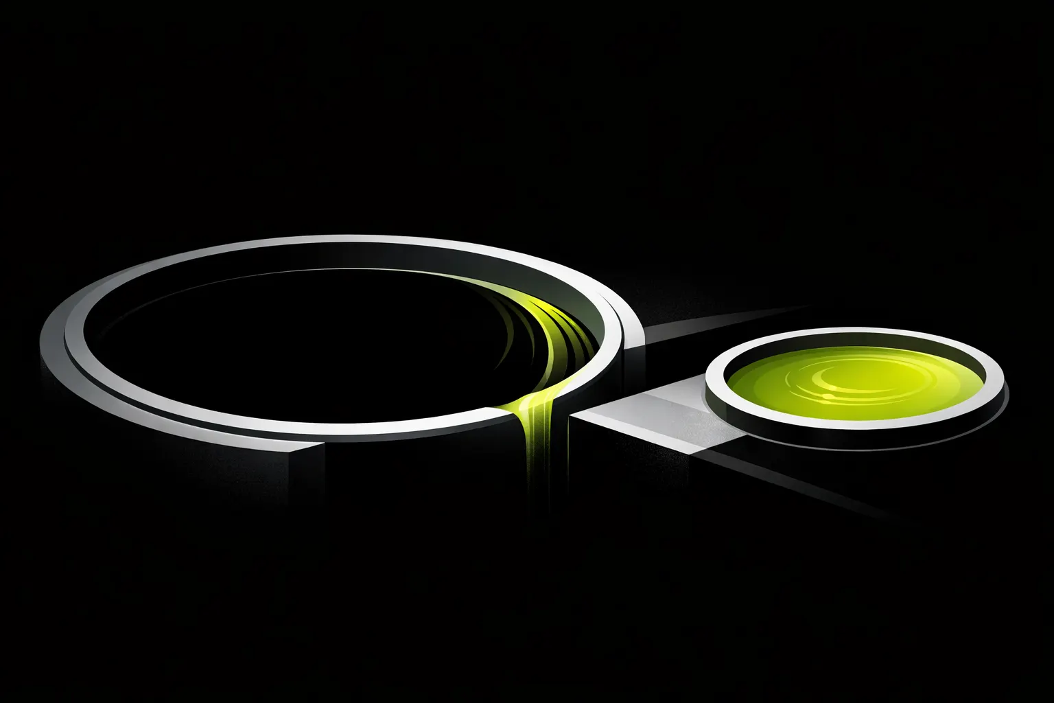 An abstract illustration contrasts a deep pool with a much shallower one.