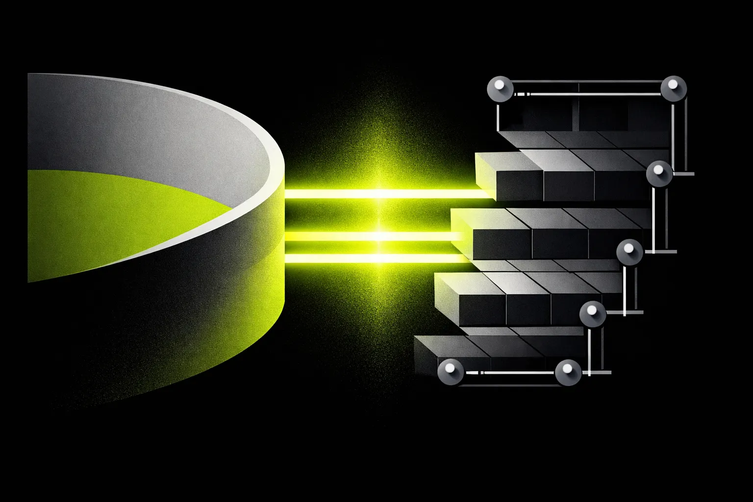 Abstract layers compare a full-range curve, concentrated bands, and a modular pool structure.